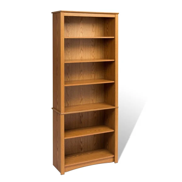 Prepac 6-Shelf Bookcase, Oak