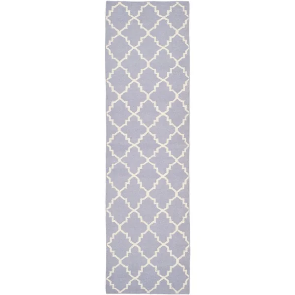 Safavieh Dhurries Light Green/Ivory 8 ft. x 8 ft. Square Area Rug
