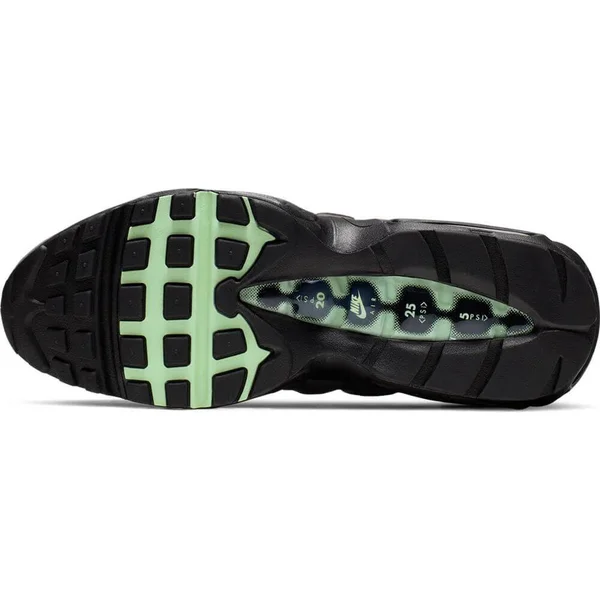 Nike Air Max 95 Granite Dust/Fresh Mint Men's Shoes - Grey/Green, Size: 8.5