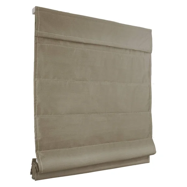 Chicology Cordless Roman Shades, Blackout Lining Cascade Window Blind, Lux Coffee (ROOM Darkening) - 23 inchw x 64 inchh, Brown