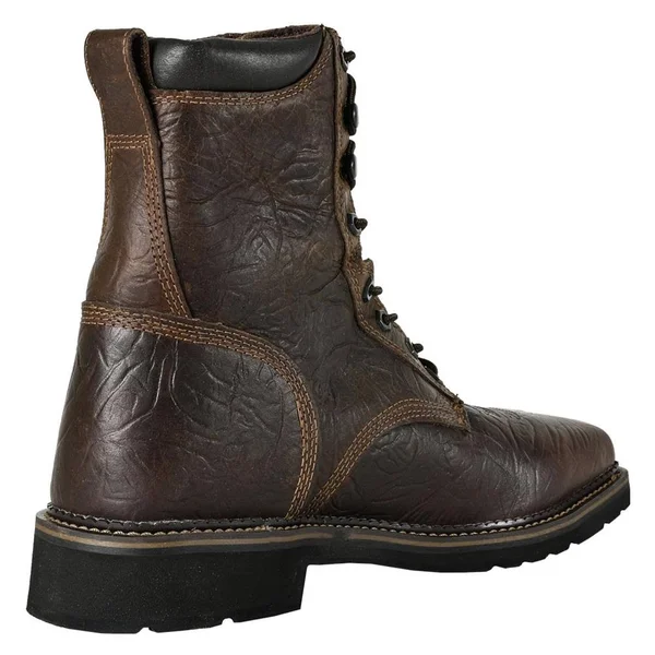 Justin Men's Driller 8x22 Waterproof Lace-Up Work Boots - Composite Toe