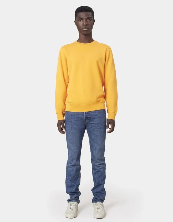 Colorful Standard Classic Organic Crew Sweatshirt, Yellow