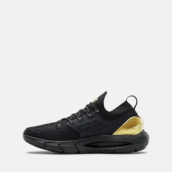 Under Armour Men's HOVR Phantom 2 Metallic Running Shoes - Black, 10.5