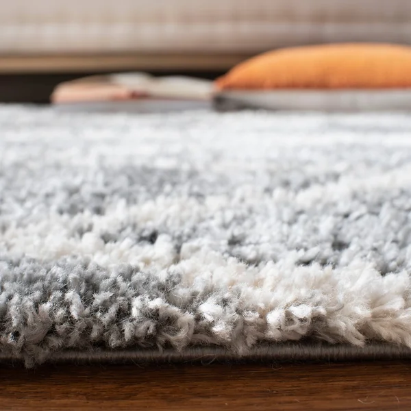 Safavieh Berber Fringe Shag Mena Trellis Rug - 6&7x22 x 6&7x22 Square - Cream/Blue