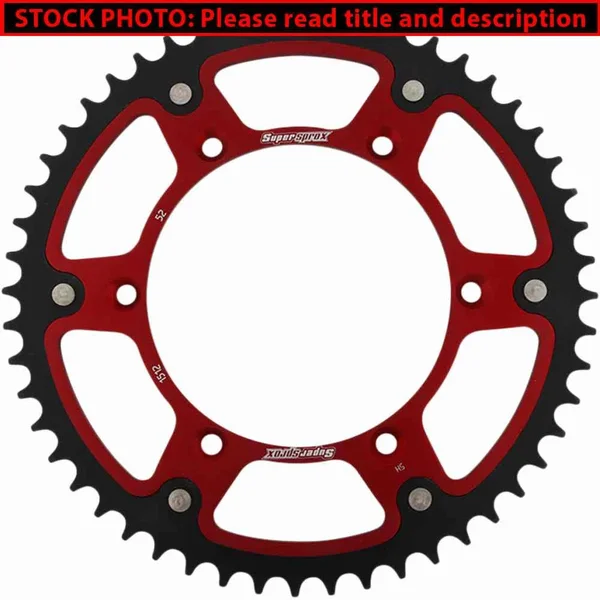 Supersprox RST-1512-52-RED; Stealth Sprocket 52T Red