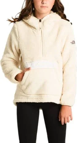 The North Face Campshire Pullover Hoodie - Girls& Vintage White, L