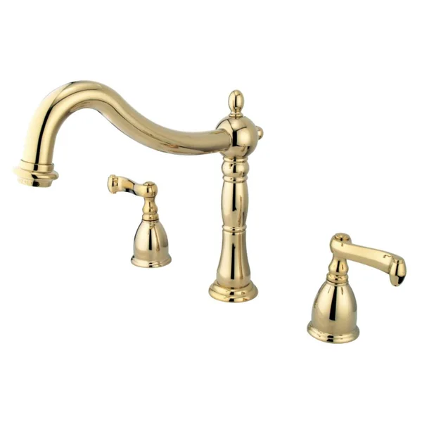 Kingston Brass KS1342FL Heritage Roman Tub FILLER - Polished Brass