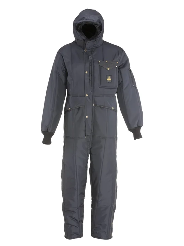 Refrigiwear Iron-Tuff Insulated Coveralls with Hood - Small - Navy