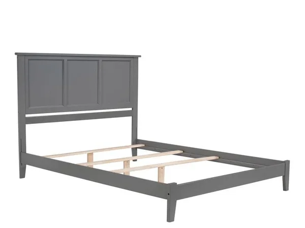 Atlantic Furniture Madison Grey King Traditional Bed