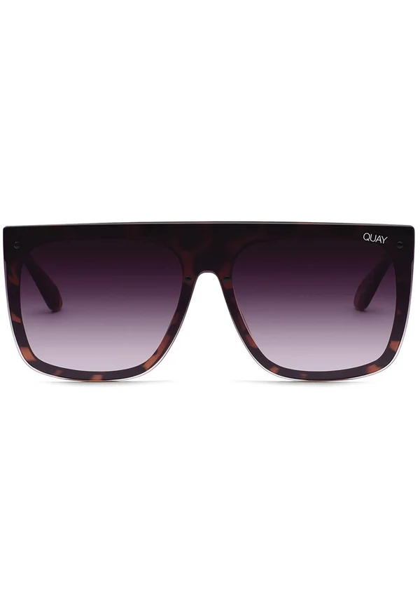 Quay Australia x Lizzo Jaded Sunglasses in Tortoise Purple Fade