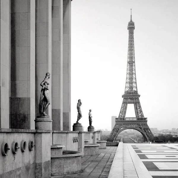 Easy Art Prints Alan Blaustein's 'Tour Eiffel #5' Premium Canvas Art - 36 x 36 - Classic Black Frame