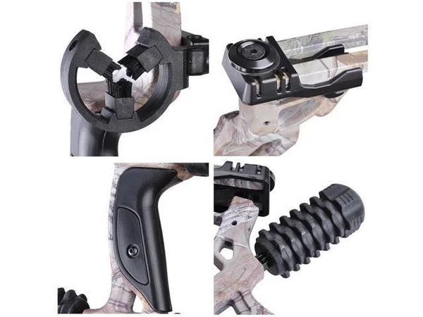 Pro Compound Right Hand Bow Kit w/ Arrow Adjustable 20 to 70lbs Archery Set Camo