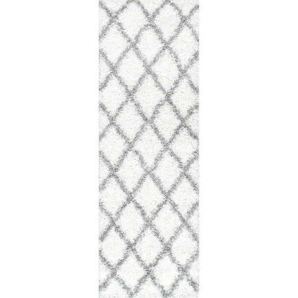 nuLOOM Shanna Easy Shag White 12 ft. x 15 ft. Area Rug
