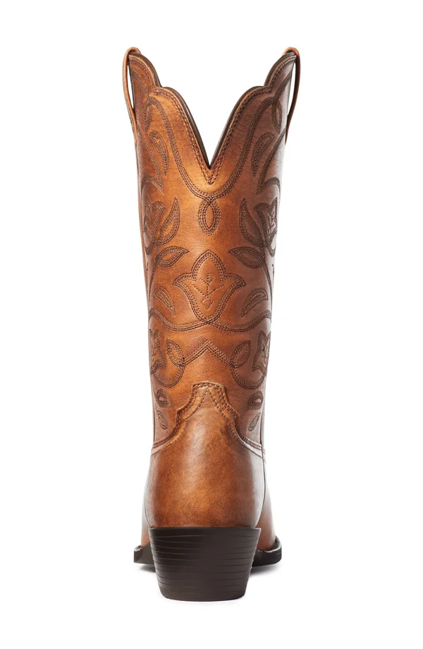 Ariat Women's Heritage Copper Brown R-Toe Western Boots