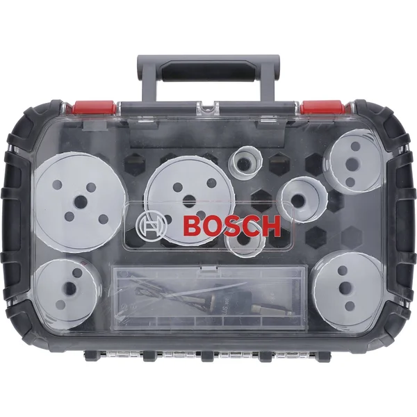 Bosch Hole Saw Set Progressor Universal, 11-Piece Adapter/Cable