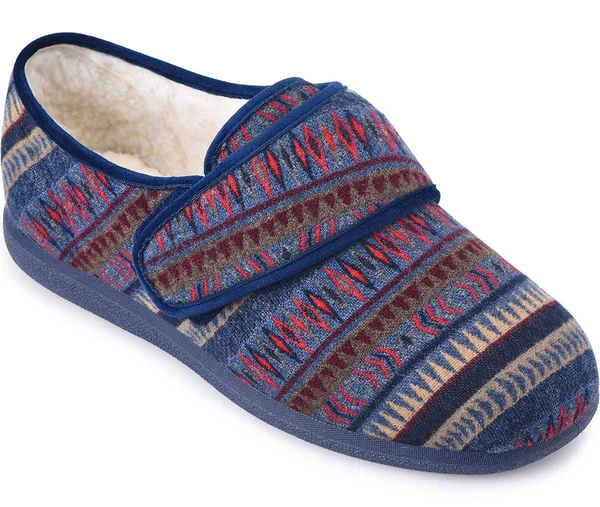 Cosyfeet Rudolph Extra Roomy Men's Fabric Shoes