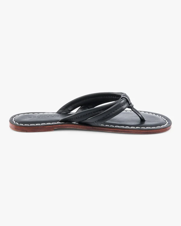 Bernardo Miami Two Strap Thong Sandals 5, Black