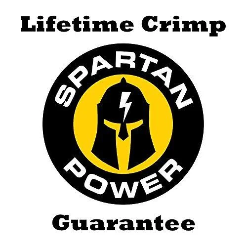 Spartan Power Sp-15Ft4Cbl38 15 Foot 4 AWG Battery Cable Set with 3/8x22