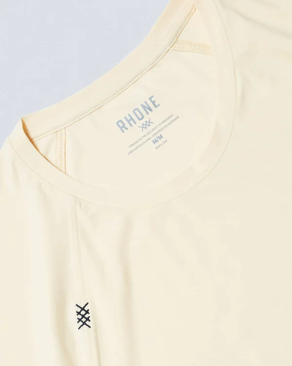 Rhone Reign Performance Short-Sleeve Tee - Mens, L, Rhododendron