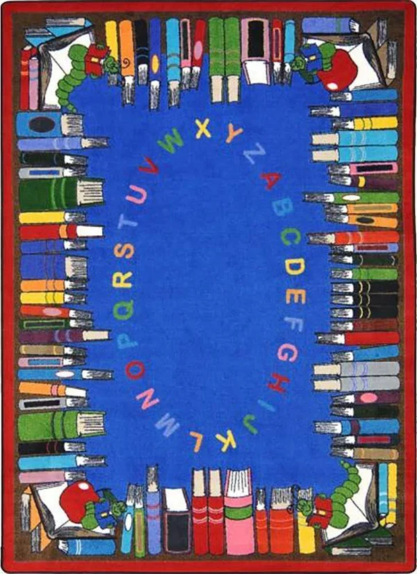 Joy Carpets Read & Learn Classroom Rug - 7&8x22 x 10&9x22 Rectangle