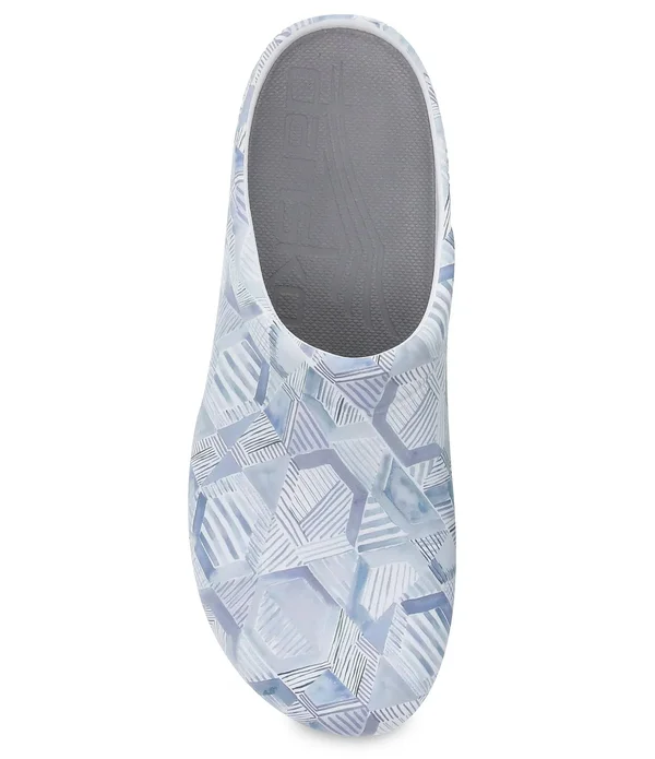 Dansko Women's Kane Grey Geo Slip on Mule 36