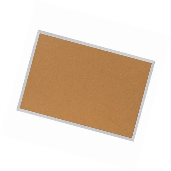 Ghent 36x22 x 60x22 Aluminum Frame 1/2x22 Premium Natural Cork Bulletin Board (05914)