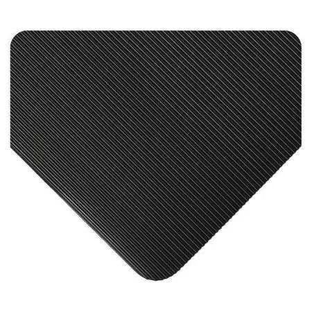 Wearwell Inc 381.18X3X39Bk Corrugated Runner - blk, 3Ftx39Ft