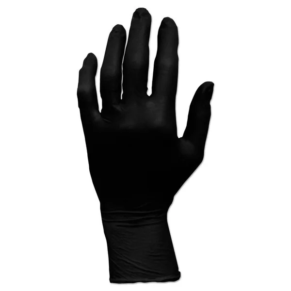 Hospeco ProWorks GrizzlyNite Nitrile Gloves Black Medium 1000/CT
