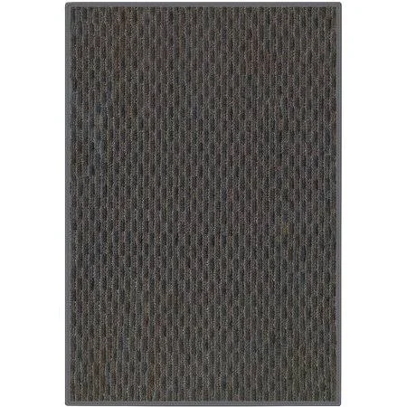 5' Round Tapestry Blue - Indoor Outdoor Area Rug Carpet Runners with A Premium Fabric Finished Edges