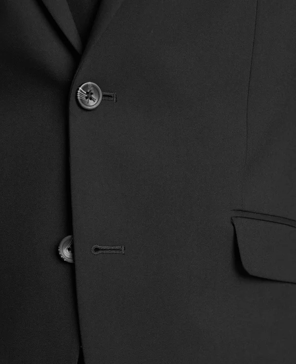 Kenneth Cole Reaction Black Suit SEPARATE Coat - 42S