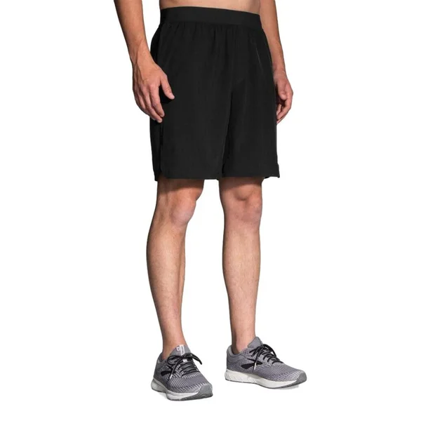 Brooks Men's Equip 9x22 Short, Black, Medium