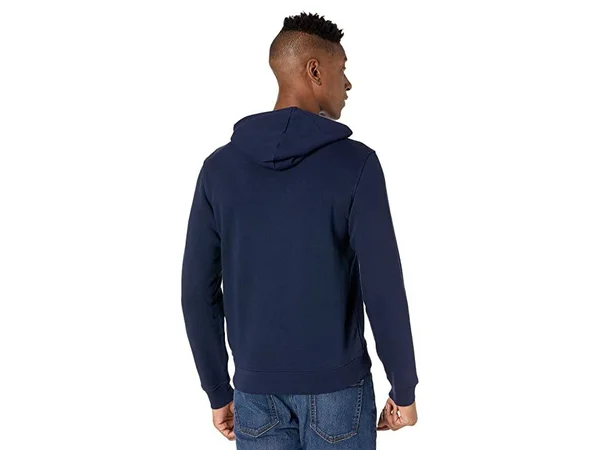 Lacoste Men's Long Sleeve Flocked Graphic Croc Hooded Sweatshirt