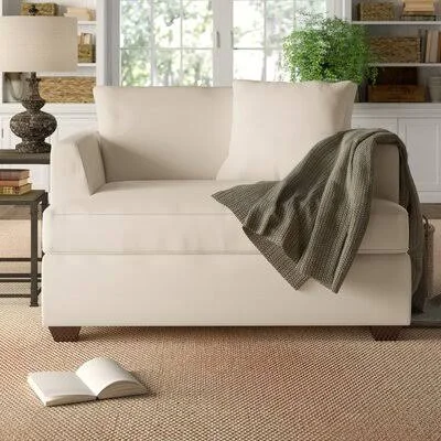 Karley 39x22 Armchair Birch Lane Body Fabric: Conversation Ivory