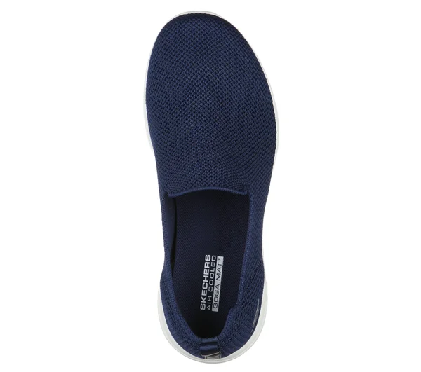 Skechers Women's GOwalk Joy - Sensational Day Walking Shoes - Navy, White, 9.0