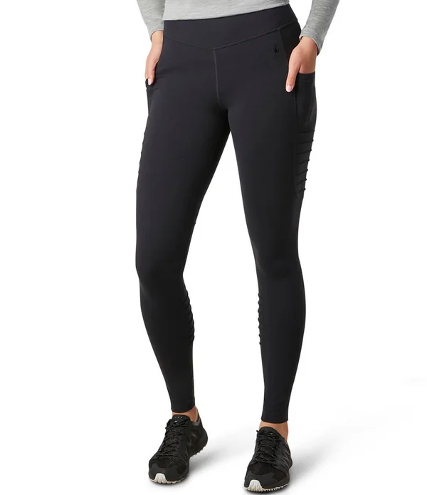 Smartwool Merino Sport Moto Tight - Women's Black - L