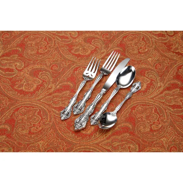 Oneida 2765FPLF 7 1/4x22 Dinner Fork with 18/10 Stainless Grade, Michelangelo Pattern