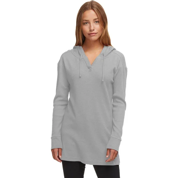 Patagonia Hooded Waffle Tunic - Women's Drifter Grey, XL