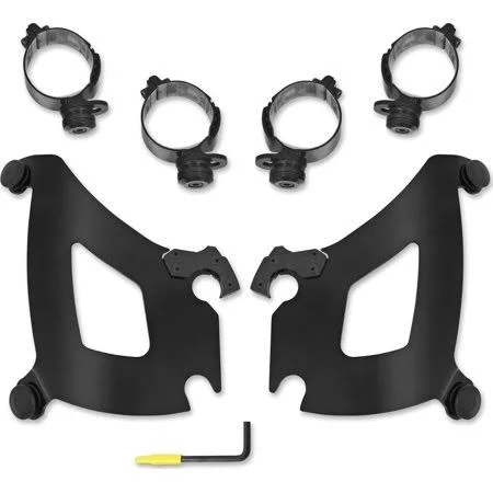 Memphis Shades MEB2045 Trigger-Lock Mount Kit for Bullet Fairing - Black