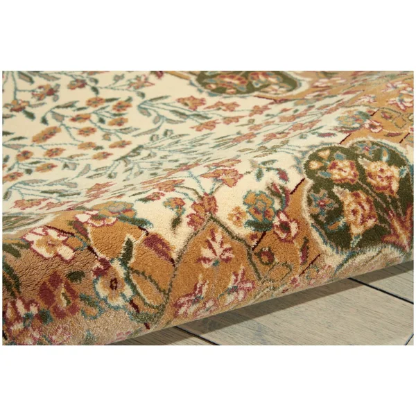 Kathy Ireland Antiquities Area Rug - Ivory, 2&2x22 x 7&6x22