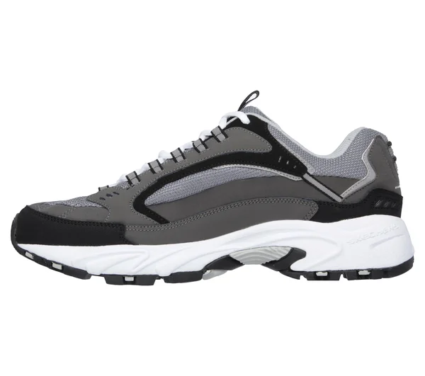 Skechers Stamina Cutback Men's Shoes, 9.5, Charcoal Black