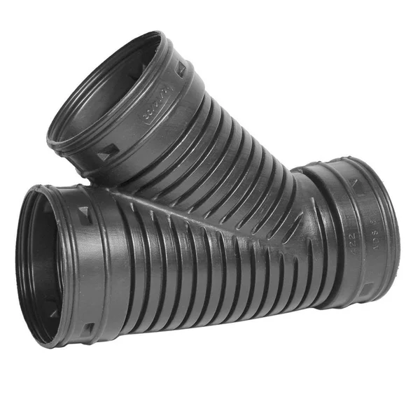 Advanced Drainage Systems 8 in. Polyethylene Wye - Black 0822AA