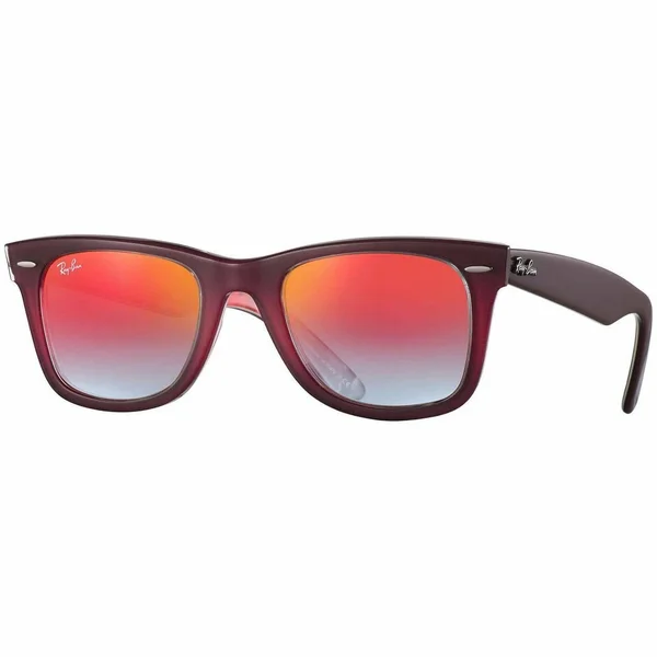 Ray-Ban Original Wayfarer Sunglasses - Pink on Brown Frame/Orange Gradient Lens