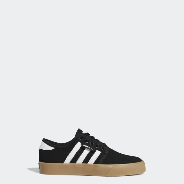 Adidas Seeley Shoes - Kids - Core Black, Cloud White, Gum - 11K