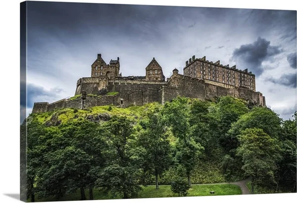 Edinburgh Castle; Edinburgh, Lothian, Scotland, Canvas Wall Art, 30x20, Great Big Canvas