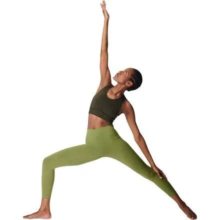 Sweaty Betty Super Sculpt High-Waisted 7/8 Yoga Leggings - Green, Women's L