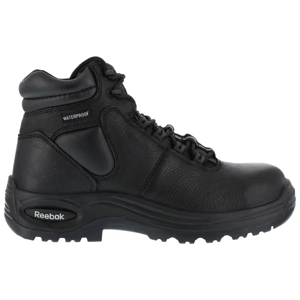 Reebok Work Men's 6x22 Trainex Waterproof Composite Toe Work Boot RB6765 - Black