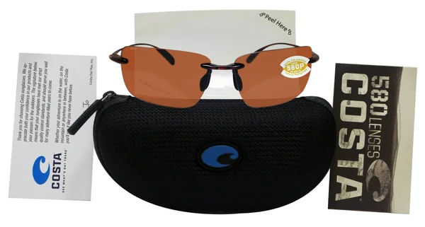 Costa Gulf Shore Sunglasses Tortoise, Copper 580P