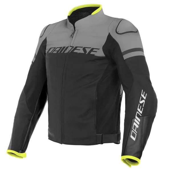 Dainese Agile Leather Jacket Black/Gray/Black 50