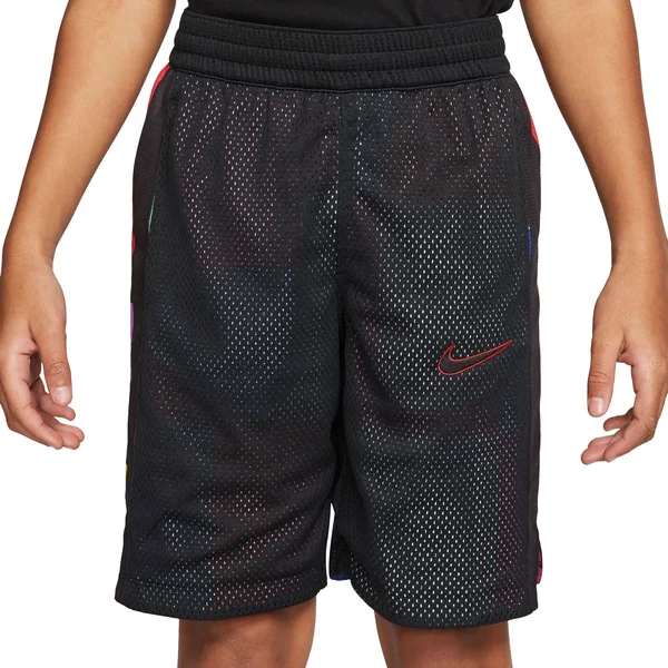 Nike Boys& Elite Reversible Basketball Shorts - XL, Black