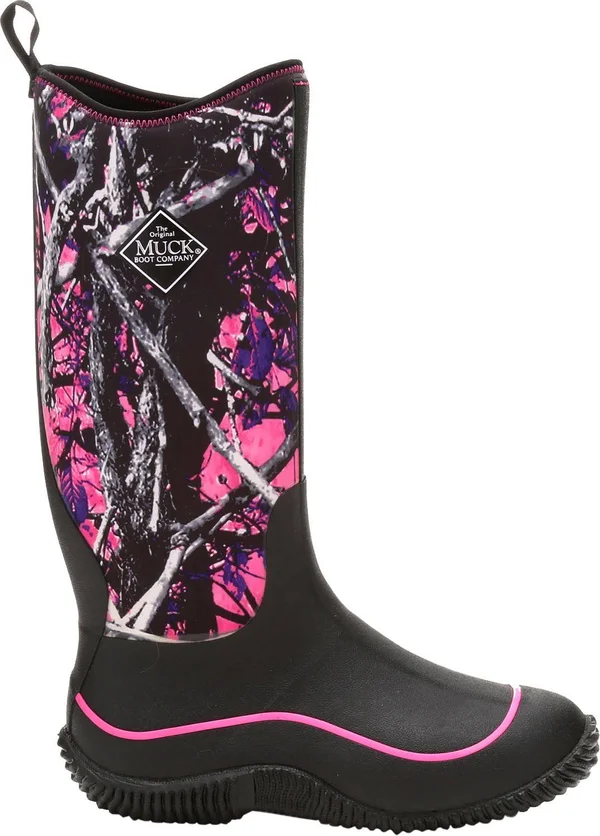 Muck Women's Hale Boots Black - Muddy Girl Camo 9